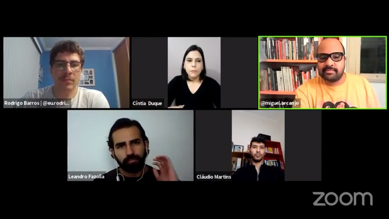 Mesa de discussão da Lei Aldir Blanc