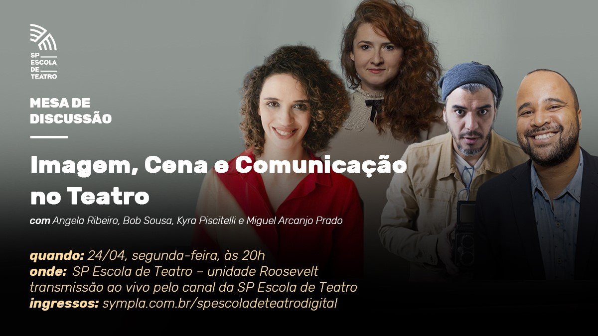 Divulgação do evento Imagem, Cena e Comunicação no Teatro