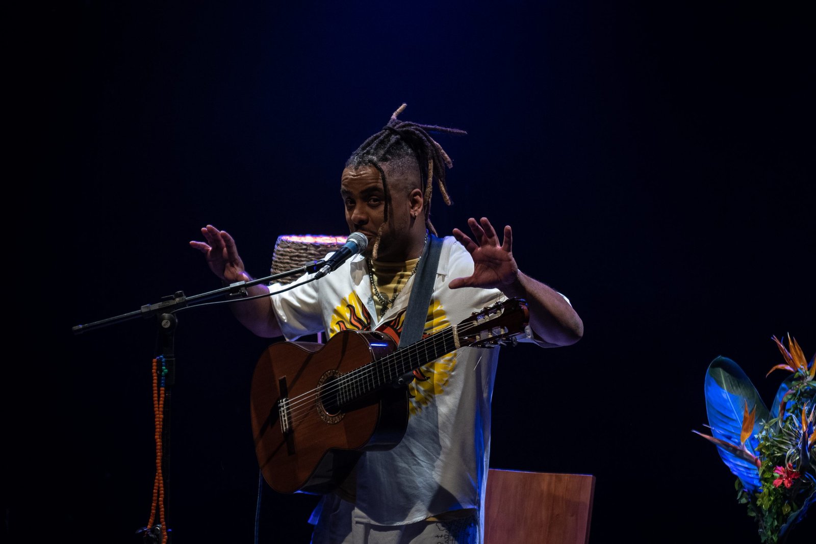 SP Música: Alysson Salvador fez show na Unidade Roosevelt da SP Escola de Teatro em 22/7/2023.