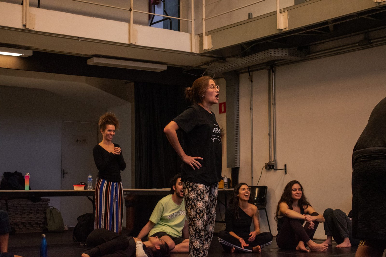 Foto colorida Oficina "Jogos de encruzilhada: Tempo, Deslocamento e Expansão".