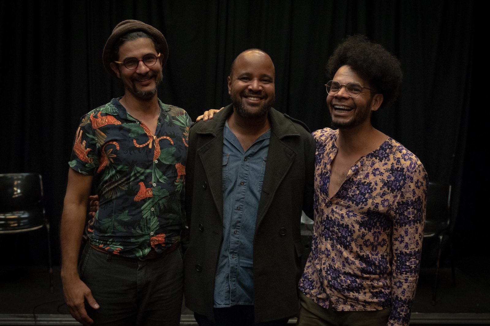 Mesa de discussão “Um Olhar Sobre a Palhaçaria”, na SP Escola de Teatro. 01/08/2023.