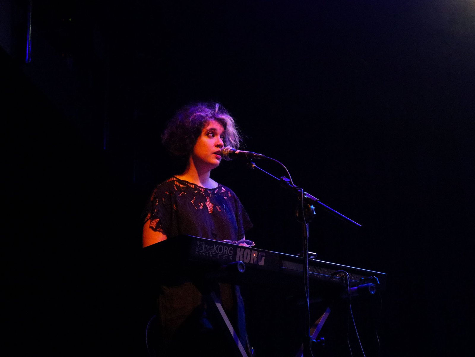 Fotografia colorida em plano americano de show