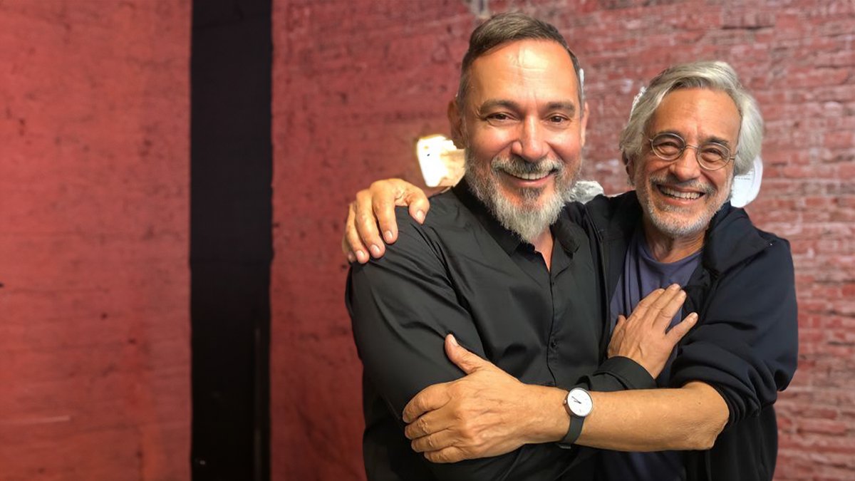Ivam Cabral e Aderbal Freire-Filho, em 2019
