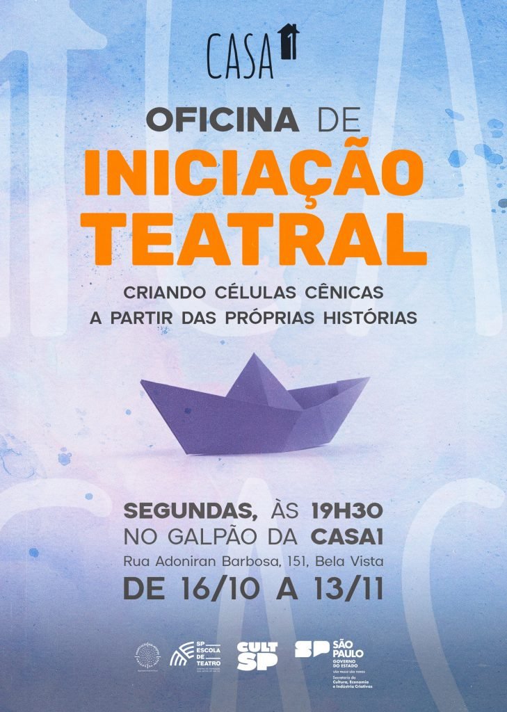 SP Escola de Teatro oferece aulas de iniciação teatral para jovens LGBTQIA+ da ONG Casa 1 