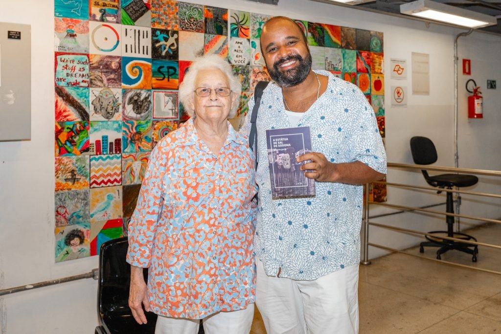 Lançamento do livro "A Estátua de Sal de Sodoma", de Alberto Guzik, na unidade Roosevelt da SP Escola de Teatro. (20/03/2024) | Foto por @AndreStefano