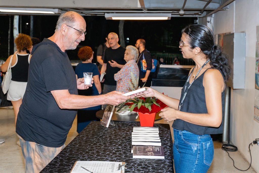 Lançamento do livro "A Estátua de Sal de Sodoma", de Alberto Guzik, na unidade Roosevelt da SP Escola de Teatro. (20/03/2024) | Foto por @AndreStefano