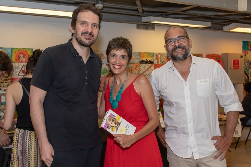 Lançamento do livro “A queda ontológica do androide místico”, de Marcio Aquiles, na unidade Roosevelt da SP Escola de Teatro. (6/3/24). | Foto: Rodrigo Reis