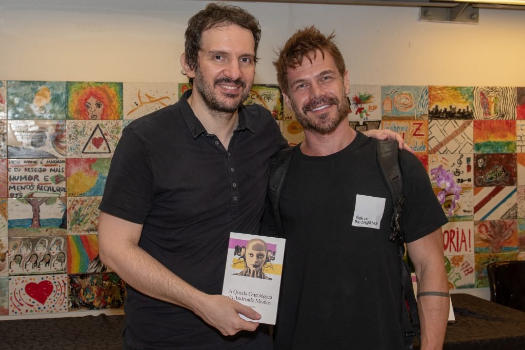 Lançamento do livro “A queda ontológica do androide místico”, de Marcio Aquiles, na unidade Roosevelt da SP Escola de Teatro. (6/3/24). | Foto: Rodrigo Reis