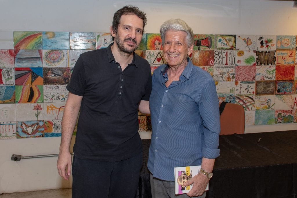 Lançamento do livro “A queda ontológica do androide místico”, de Marcio Aquiles, na unidade Roosevelt da SP Escola de Teatro. (6/3/24). | Foto: Rodrigo Reis