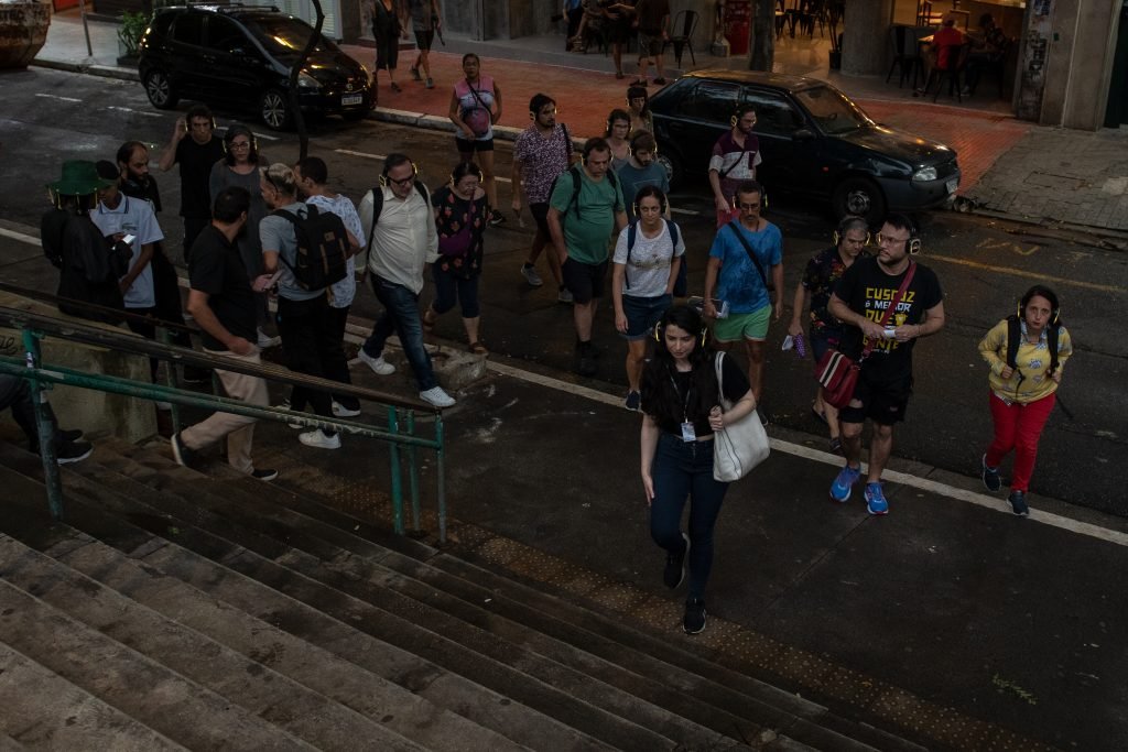 Performances do projeto "PERROS - Diálogos Caninos", no Parque Augusta e Praça Roosevelt. (05/03/24). | Foto: Rodrigo Reis