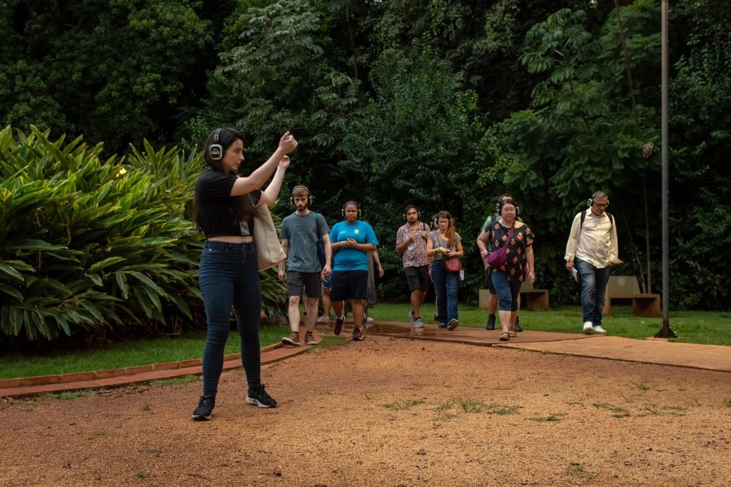 Performances do projeto "PERROS - Diálogos Caninos", no Parque Augusta e Praça Roosevelt. (05/03/24). | Foto: Rodrigo Reis