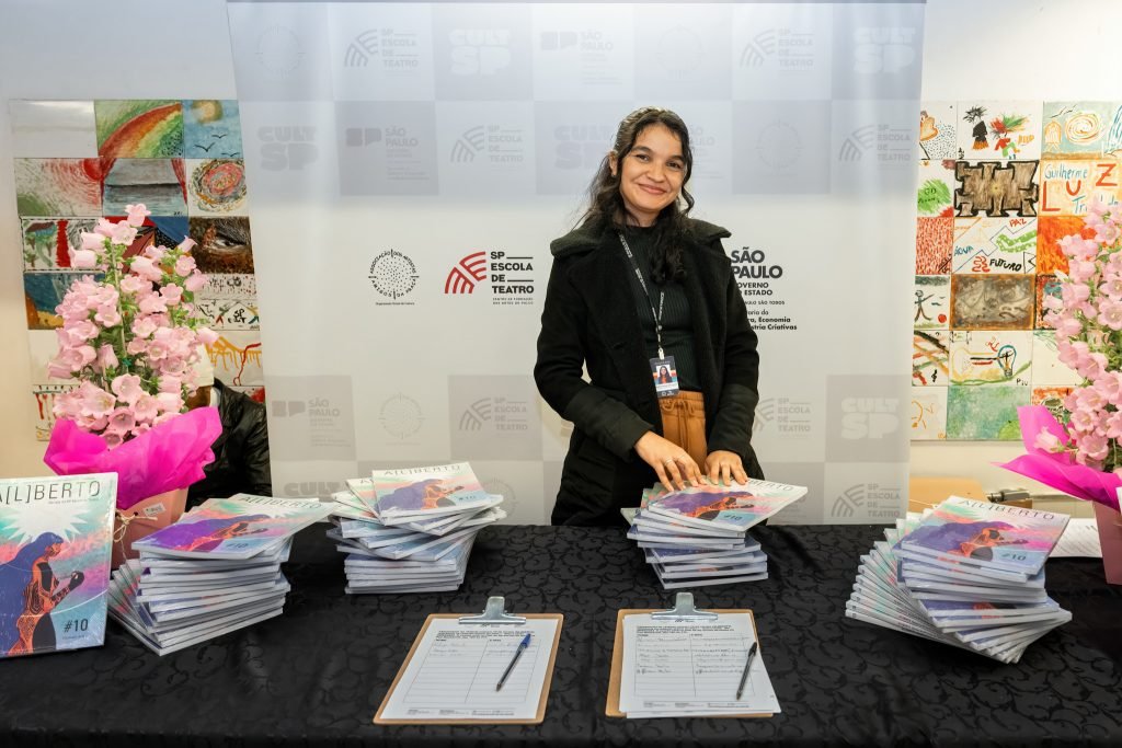 Lançamento da Revista A[L]BERTO 10, na unidade Roosevelt da SP Escola de Teatro. (28/5/2024) | Foto por @AndreStefano