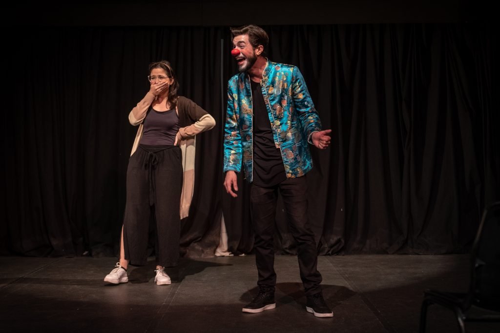 Apresentação no segundo dia da Mostra de Microcenas dos estudantes de Direção da SP Escola de Teatro. (25/5/2024). | Foto: Rodrigo Reis