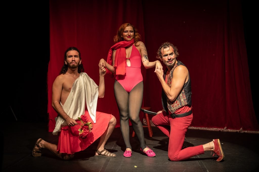 Apresentação no segundo dia da Mostra de Microcenas dos estudantes de Direção da SP Escola de Teatro. (25/5/2024). | Foto: Rodrigo Reis