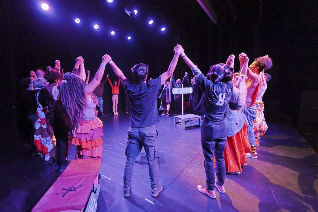 Mostra de Circulação: SP Escola de Teatro em Mongaguá (SP), promovendo uma oficina e apresentações de estudantes. (12/07/2024) | Foto: Clara Silva