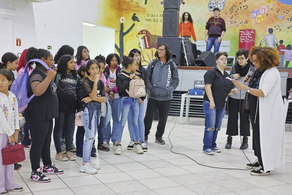 Mostra de Circulação: SP Escola de Teatro em Mongaguá (SP), promovendo uma oficina e apresentações de estudantes. (12/07/2024) | Foto: Clara Silva