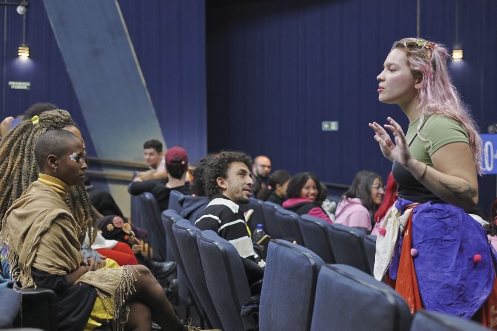 Mostra de Circulação: SP Escola de Teatro em Mongaguá (SP), promovendo uma oficina e apresentações de estudantes. (12/07/2024) | Foto: Clara Silva