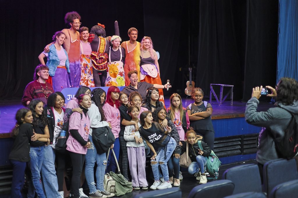 Mostra de Circulação: SP Escola de Teatro em Mongaguá (SP), promovendo uma oficina e apresentações de estudantes. (12/07/2024) | Foto: Clara Silva