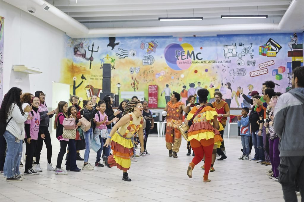 Mostra de Circulação: SP Escola de Teatro em Mongaguá (SP), promovendo uma oficina e apresentações de estudantes. (12/07/2024) | Foto: Clara Silva