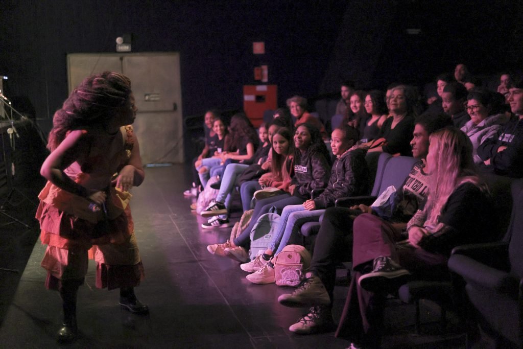 Mostra de Circulação: SP Escola de Teatro em Mongaguá (SP), promovendo uma oficina e apresentações de estudantes. (12/07/2024) | Foto: Clara Silva