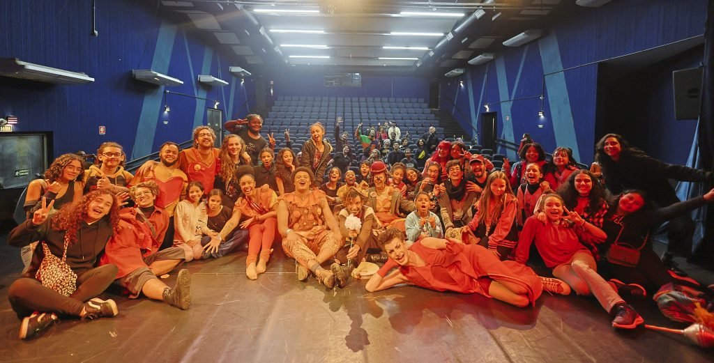 Mostra de Circulação: SP Escola de Teatro em Mongaguá (SP), promovendo uma oficina e apresentações de estudantes. (12/07/2024) | Foto: Clara Silva