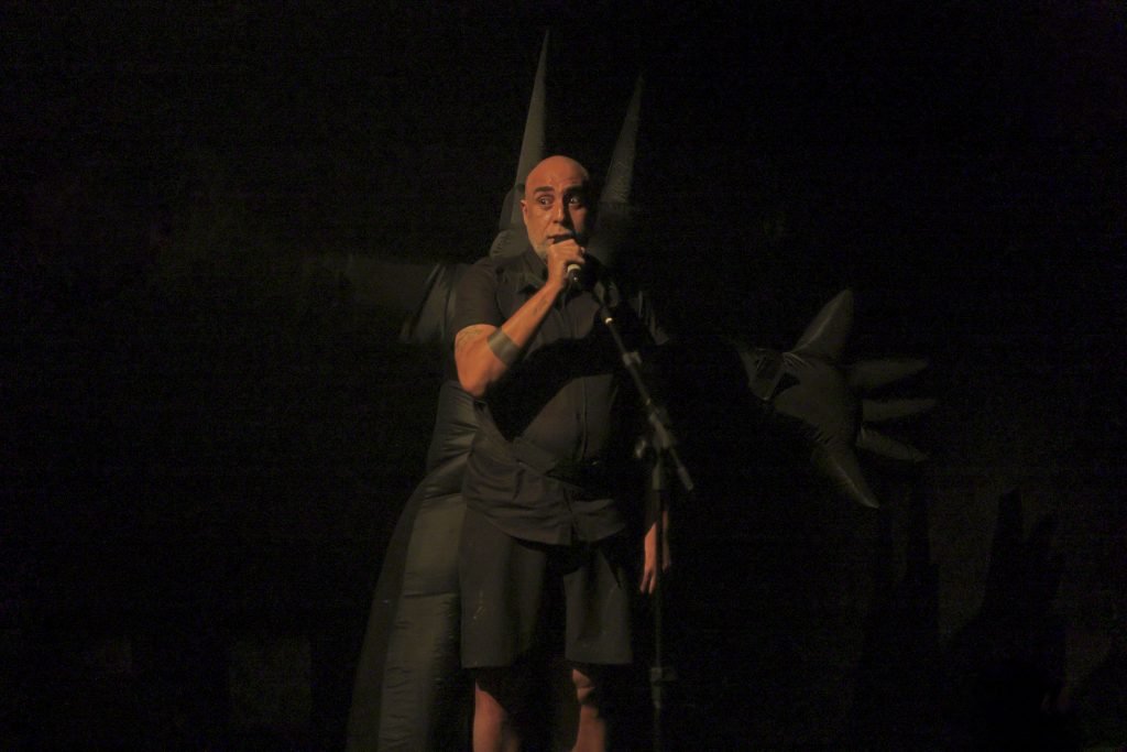 Espetáculo "O Filho da Geni", na SP Escola de Teatro. (2/8/2024) | Foto: Clara Silva