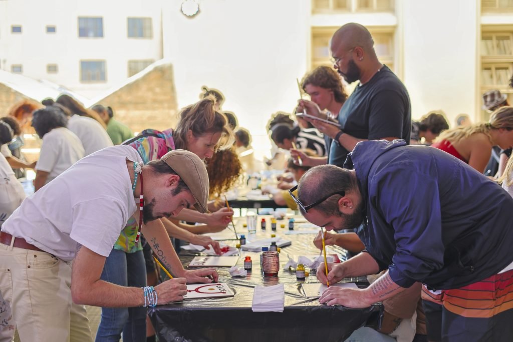 Recepção dos ingressantes do segundo semestre de 2024, na unidade Brás da SP Escola de Teatro. (3/8/2024) | Foto: Clara Silva
