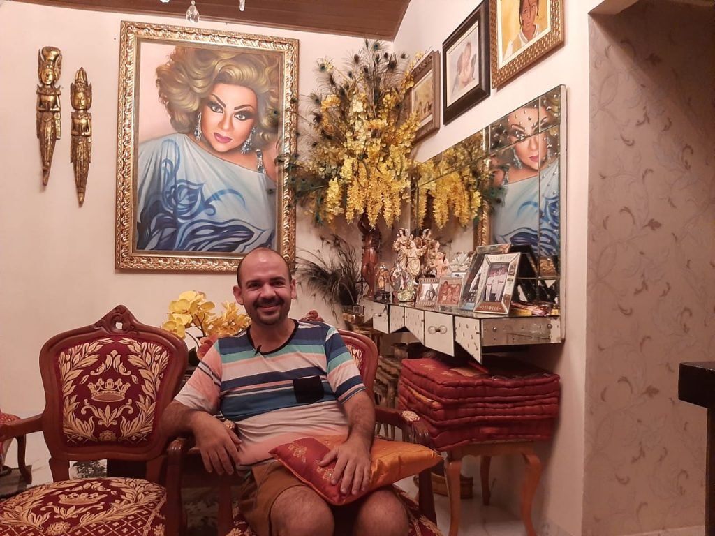 Rone Matos (Nally Picumã) na websérie "Tião do Distrito"