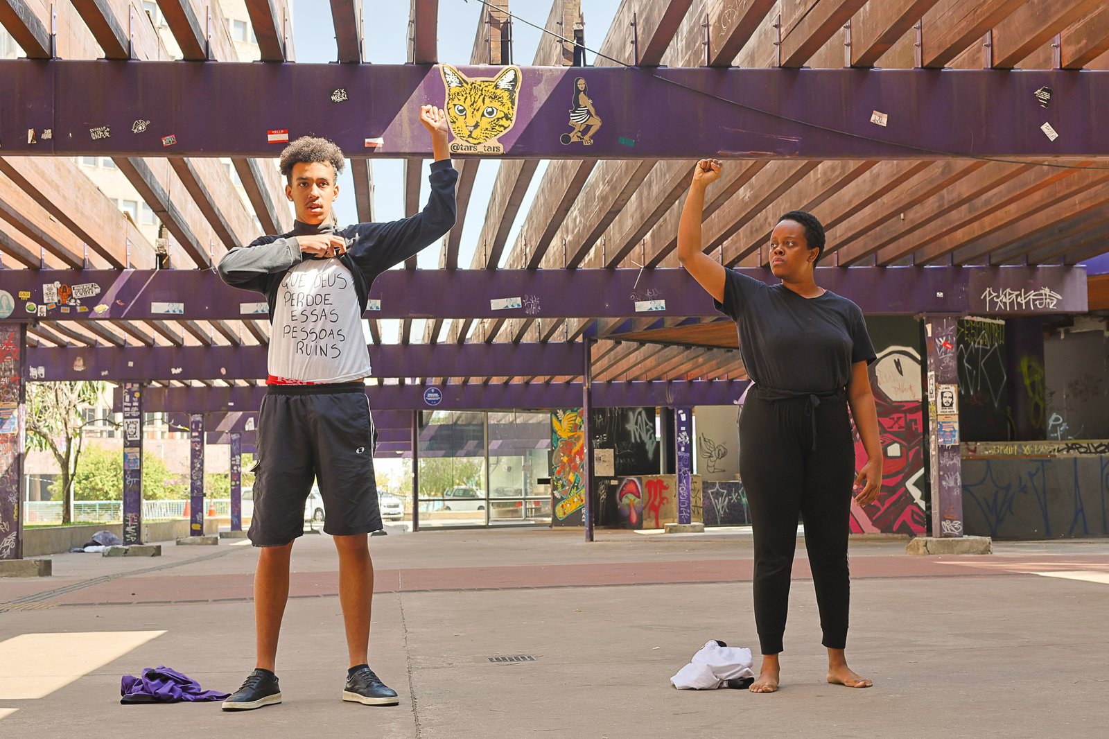 Apresentação no primeiro dia da Mostra de Microcenas dos estudantes de Direção da SP Escola de Teatro. (31/08/2024). | Foto: Clara Silva