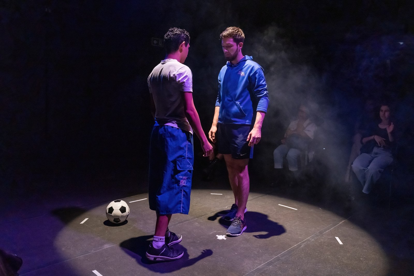 Apresentação no primeiro dia da Mostra de Microcenas dos estudantes de Direção da SP Escola de Teatro. (31/08/2024). | Foto: André Stefano