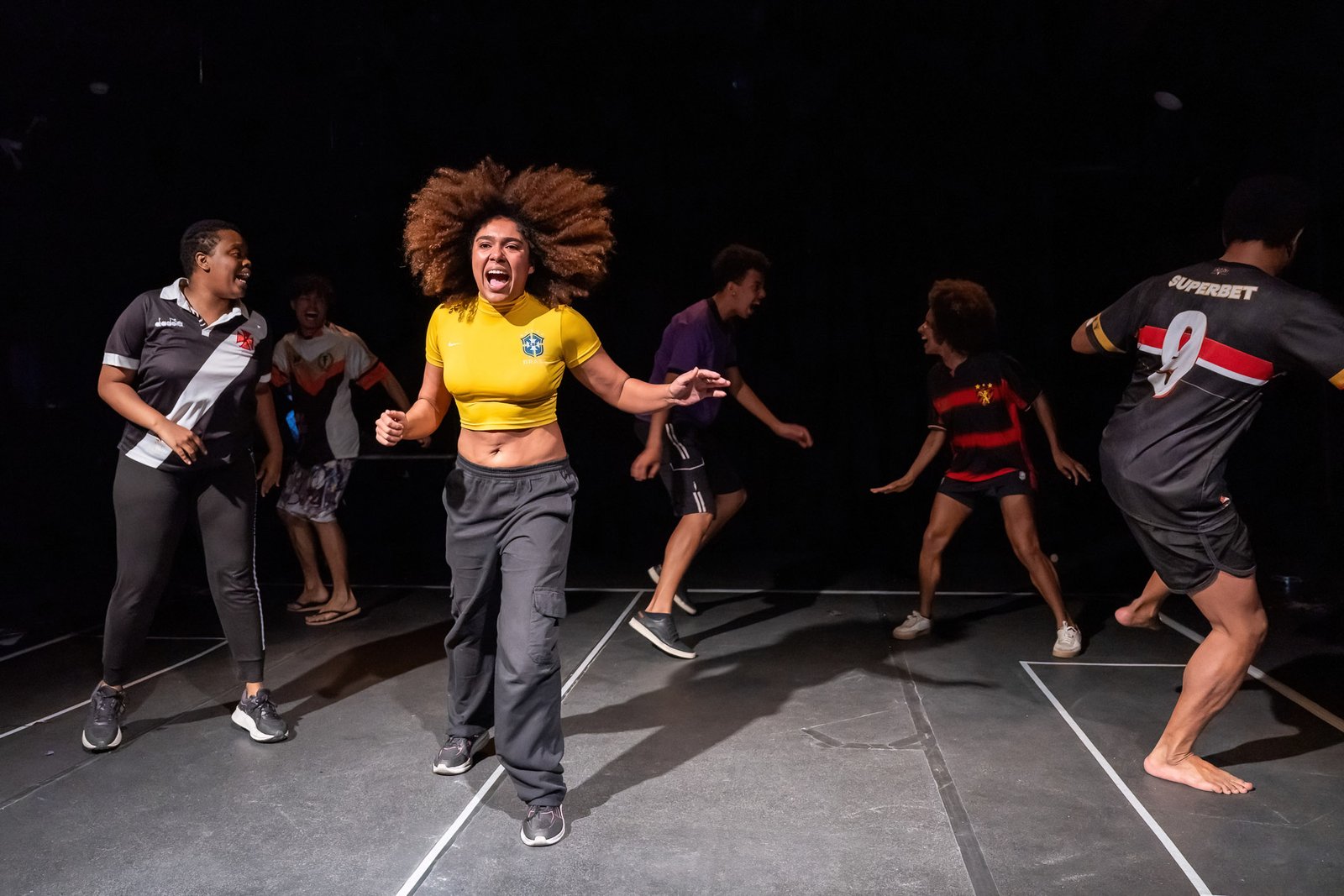 Apresentação no primeiro dia da Mostra de Microcenas dos estudantes de Direção da SP Escola de Teatro. (31/08/2024). | Foto: André Stefano