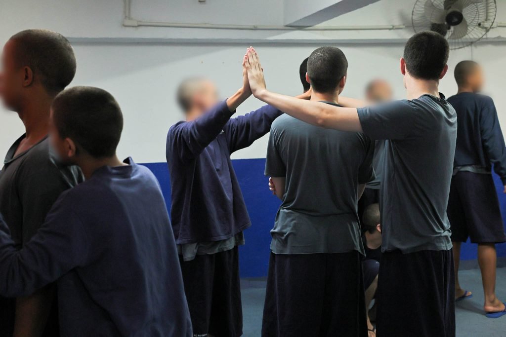 Oficina de teatro na Fundação Casa Rio Paraná, a partir da contrapartida dos alunos bolsistas do Programa Oportunidades. (12/11/2024). | Foto: Clara Silva.