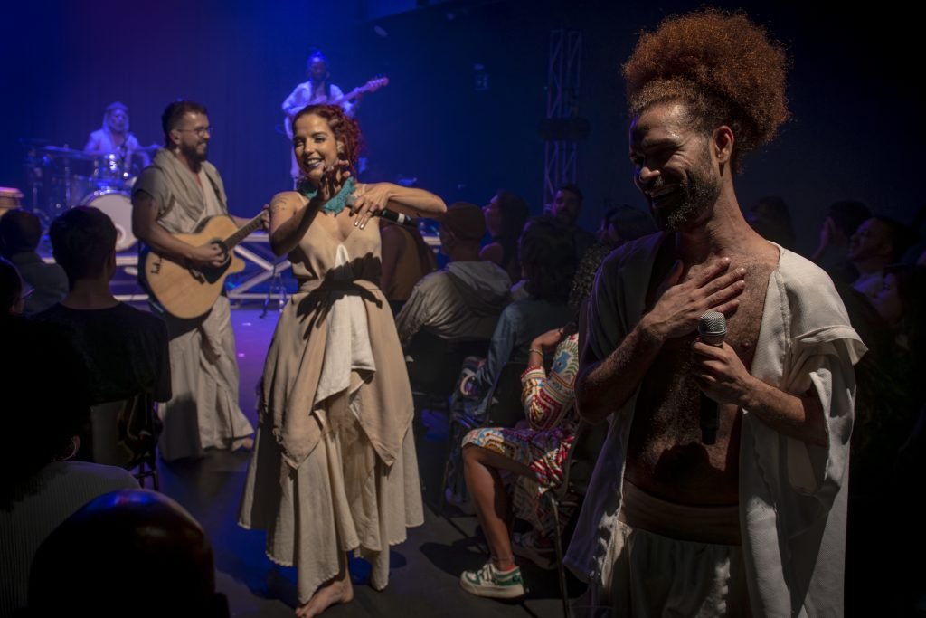 SP Música: show-espetáculo “Estradas Dentro”, na unidade Roosevelt, em 24/11/2024. | Foto: Rodrigo Reis