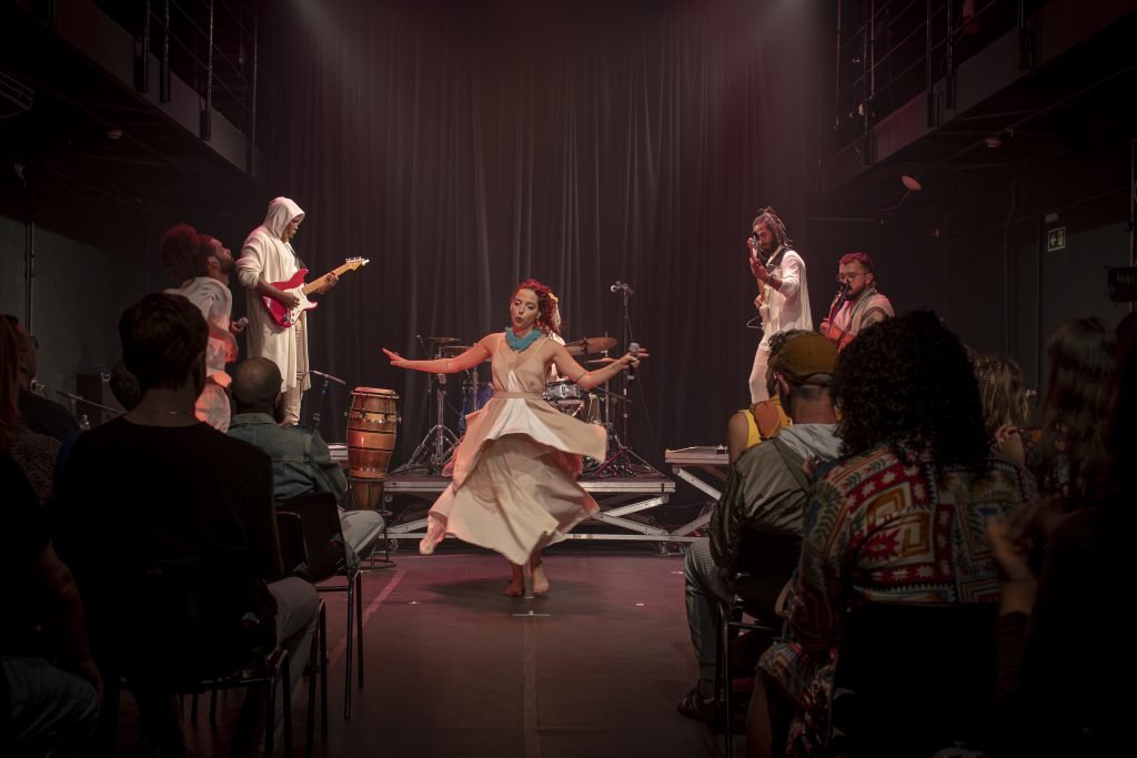 SP Música: show-espetáculo “Estradas Dentro”, na unidade Roosevelt, em 24/11/2024. | Foto: Rodrigo Reis