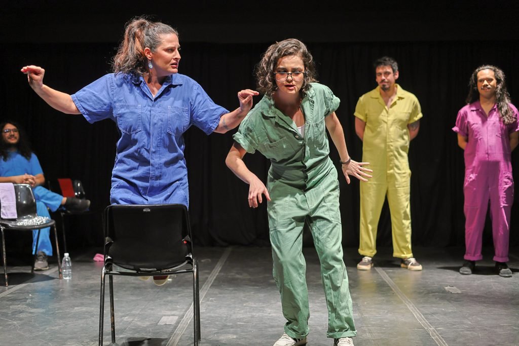 Espetáculo "Luz, Câmera e Improvisação", na sede Roosevelt da SP Escola de Teatro. (14/12/2024) | Foto: Clara Silva