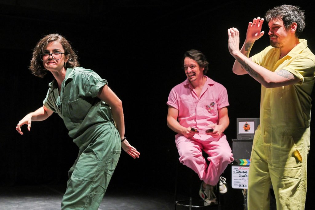 Espetáculo "Luz, Câmera e Improvisação", na sede Roosevelt da SP Escola de Teatro. (14/12/2024) | Foto: Clara Silva