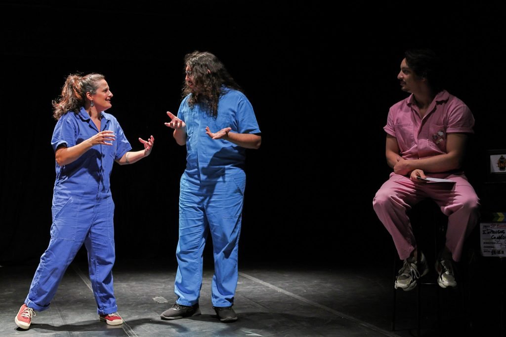 Espetáculo "Luz, Câmera e Improvisação", na sede Roosevelt da SP Escola de Teatro. (14/12/2024) | Foto: Clara Silva