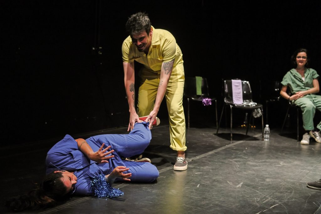 Espetáculo "Luz, Câmera e Improvisação", na sede Roosevelt da SP Escola de Teatro. (14/12/2024) | Foto: Clara Silva