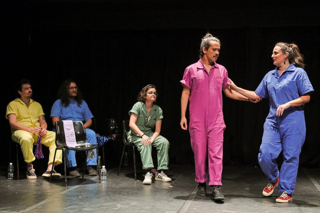 Espetáculo "Luz, Câmera e Improvisação", na sede Roosevelt da SP Escola de Teatro. (14/12/2024) | Foto: Clara Silva