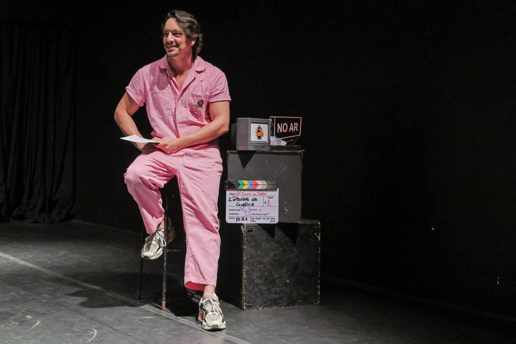 Espetáculo "Luz, Câmera e Improvisação", na sede Roosevelt da SP Escola de Teatro. (14/12/2024) | Foto: Clara Silva