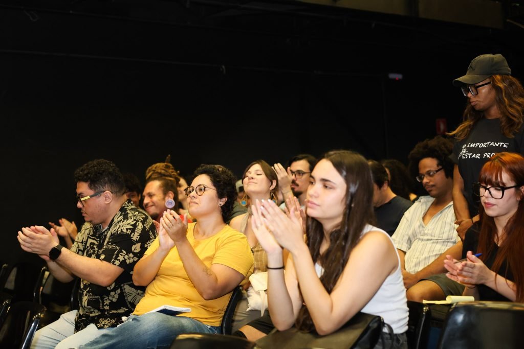 Apresentação dos colaboradores para os ingressantes do 1° semestre de 2025. (05/02/2025) | Foto: Clara Silva