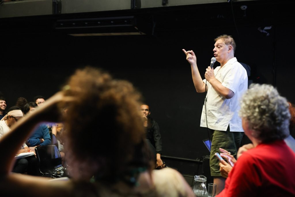 Apresentação dos colaboradores para os ingressantes do 1° semestre de 2025. (05/02/2025) | Foto: Clara Silva