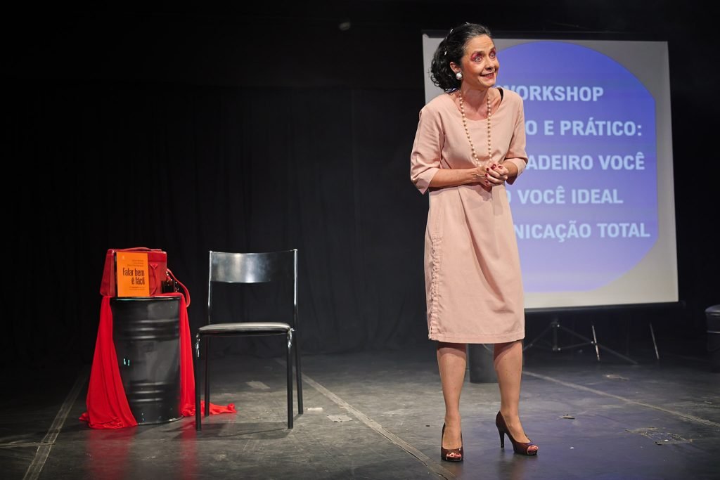 Espetáculo "Como Expressar uma Dor: Teoria e Prática", na sede Roosevelt da SP Escola de Teatro. (05/03/2025) | Foto: Clara Silva