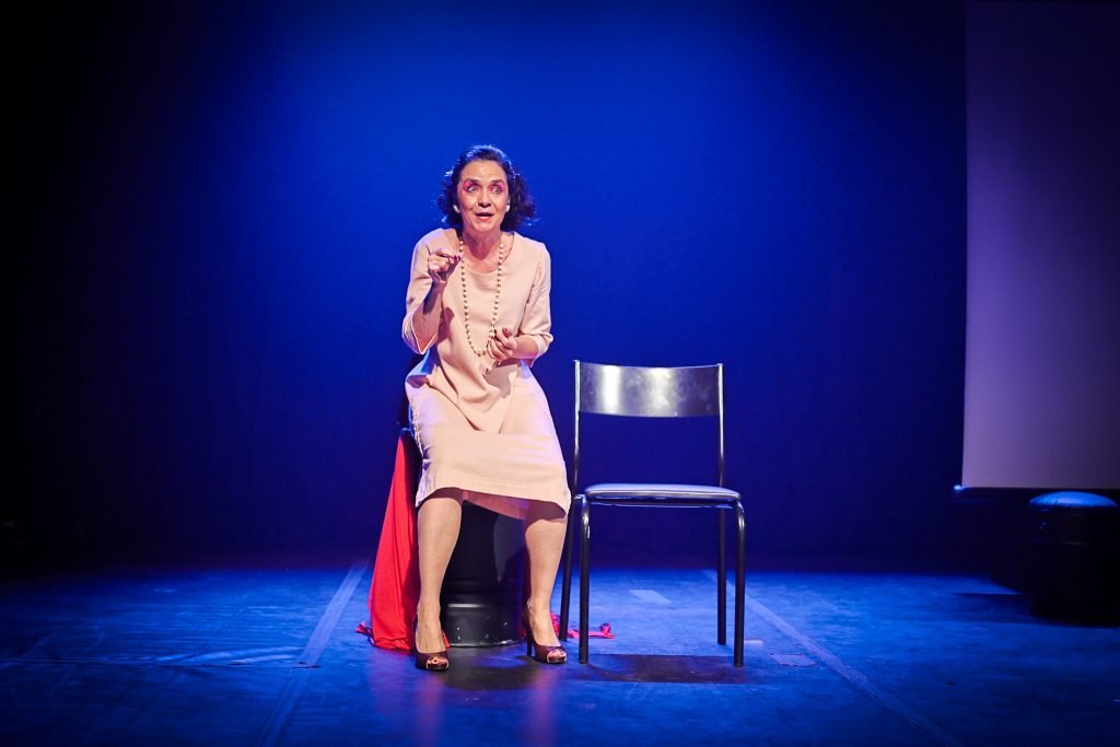 Espetáculo "Como Expressar uma Dor: Teoria e Prática", na sede Roosevelt da SP Escola de Teatro. (05/03/2025) | Foto: Clara Silva