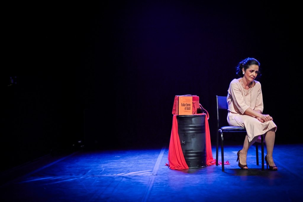 Espetáculo "Como Expressar uma Dor: Teoria e Prática", na sede Roosevelt da SP Escola de Teatro. (05/03/2025) | Foto: Clara Silva