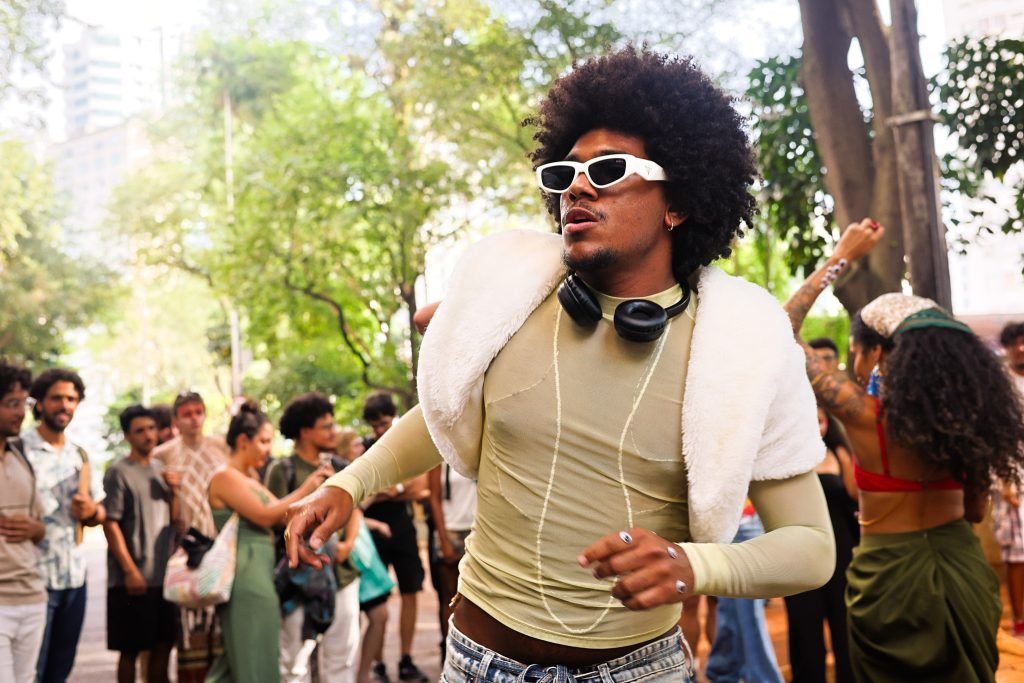 Mostra de Microcenas dos estudantes do módulo azul do curso regular de Direção da SP Escola de Teatro. (29/03/2025). | Foto: Clara Silva