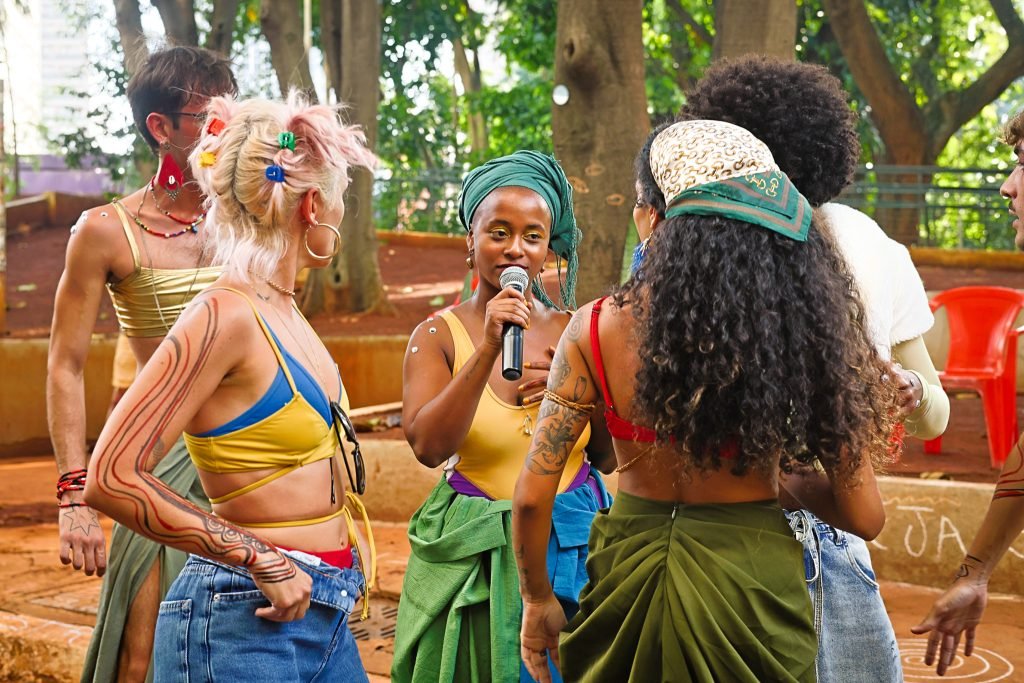 Mostra de Microcenas dos estudantes do módulo azul do curso regular de Direção da SP Escola de Teatro. (29/03/2025). | Foto: Clara Silva