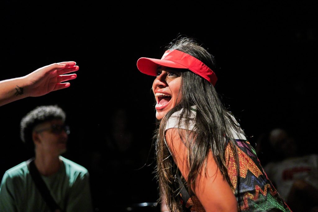 Mostra de Microcenas dos estudantes do módulo azul do curso regular de Direção da SP Escola de Teatro. (29/03/2025). | Foto: Clara Silva