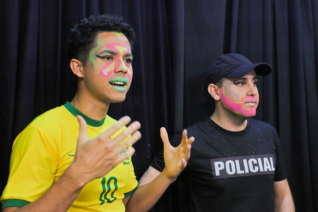 Mostra de Microcenas dos estudantes do módulo azul do curso regular de Direção da SP Escola de Teatro. (29/03/2025). | Foto: Clara Silva