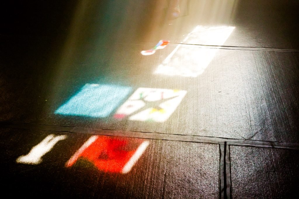 Atividade de curso de Iluminação na sede Brás da SP Escola de Teatro. (9/5/2025). | Foto: Clara Silva